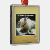 Ornement En Métal Trois secondes (Droite)