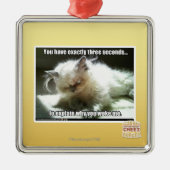 Ornement En Métal Trois secondes (Devant)