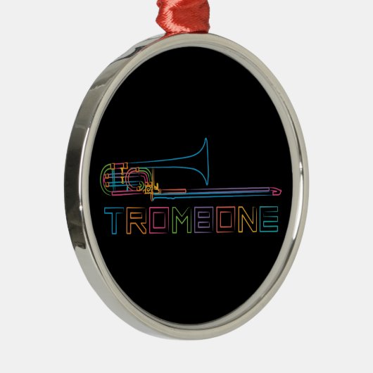 Ornement En Métal Trombone d'arc-en-ciel (Droite)