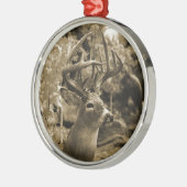 Ornement En Métal Trophée Deer (Gauche)