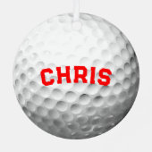 Ornement En Métal Trou de golf en un (Verso)