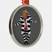 Ornement En Métal Trump en prison (Droite)
