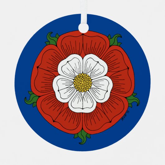 Ornement En Métal Tudor Rose (Recto)