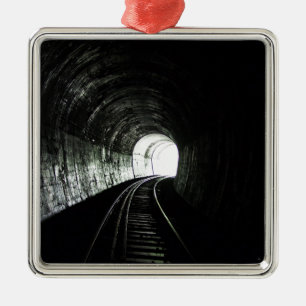 Ornement En Métal tunnel Locomotive