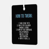 Ornement En Métal Tutoriel de Twerking - PAS! (Avant gauche)