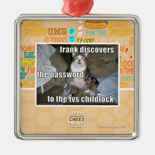 Ornement En Métal TV Childlock (Devant)