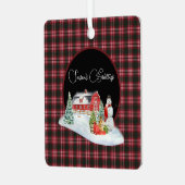 Ornement En Métal Tweedside Modern Original Scottish Tartan (Avant gauche)