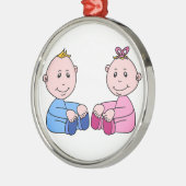 ORNEMENT EN MÉTAL TWINS (Gauche)