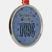 Ornement En Métal TYPE australien de Kelpie (Droite)