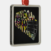 Ornement En Métal Typographie de masque de gardien de but de (Droite)