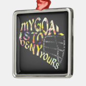 Ornement En Métal Typographie de masque de gardien de but de (Gauche)