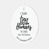 Ornement En Métal Typographie de script de l'enseignant de danse per (Avant gauche)