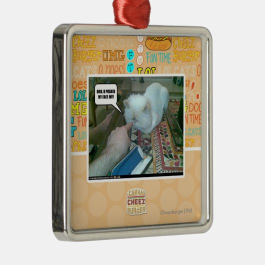 Ornement En Métal U a poussé mon visage dedans ! (Droite)