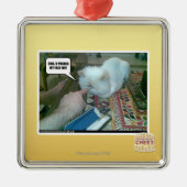 Ornement En Métal U a poussé mon visage dedans ! (Devant)