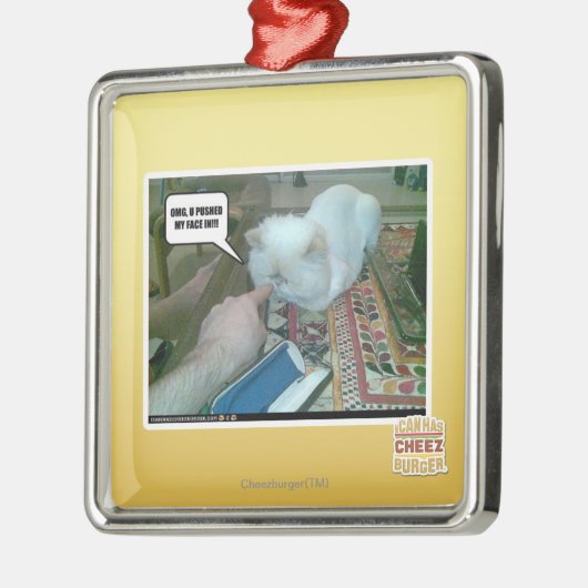 Ornement En Métal U a poussé mon visage dedans ! (Gauche)