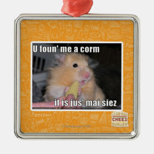 Ornement En Métal U m'a trouvé un maïs