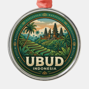 Ornement En Métal Ubud Indonésie