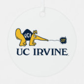 Ornement En Métal UC Irvine | UCI Anteaters Zot! (Recto)