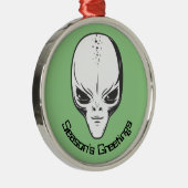 Ornement En Métal Ufologiste de l'Alien spatial Sci Fi (Droite)