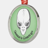 Ornement En Métal Ufologiste de l'Alien spatial Sci Fi (Gauche)