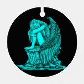 Ornement En Métal Un ange endormi sur la pierre (Verso)