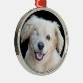 Ornement En Métal Un beau un chien observé (Droite)