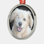 Ornement En Métal Un beau un chien observé (Gauche)