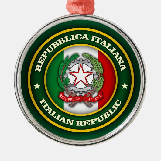 Ornement En Métal Un hommage à l'Italie (Devant)