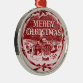 Ornement En Métal Un Joyeux Noël vintage (Droite)