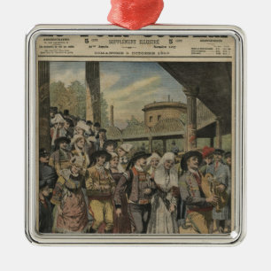 Ornement En Métal Un juste breton de mariage à Paris