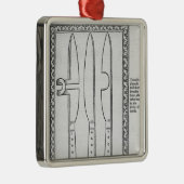 Ornement En Métal Un tour de couteau (Droite)