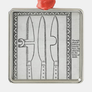 Ornement En Métal Un tour de couteau