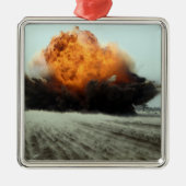 Ornement En Métal Une explosion éclate (Devant)