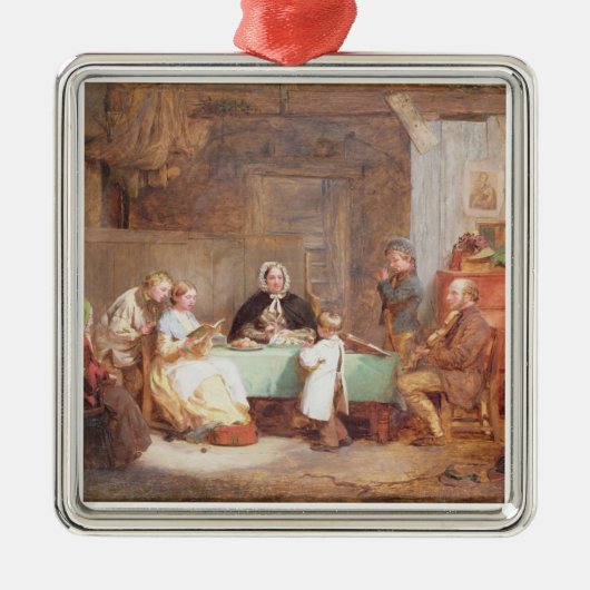 Ornement En Métal Une soirée musicale (huile sur la toile) 2 (Devant)