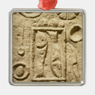 Ornement En Métal Une table étendue, de Timgad, l'Algérie