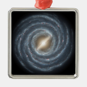 Ornement En Métal Une vue de notre propre Galaxie Lactée