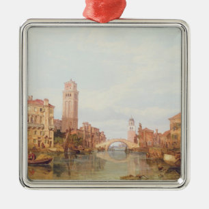 Ornement En Métal Une vue de Vérone, 1848 (huile sur la toile)