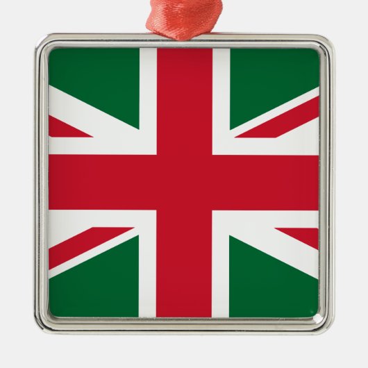 Ornement En Métal Union Jack (Devant)