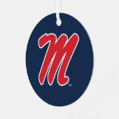 Ornement En Métal Université du Mississippi | Script M (Avant gauche)