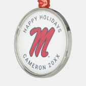 Ornement En Métal Université du Mississippi | Script M (Gauche)