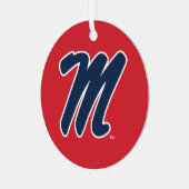 Ornement En Métal Université du Mississippi | Script M (Avant gauche)
