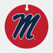 Ornement En Métal Université du Mississippi | Script M (Recto)