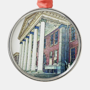 Ornement En Métal Université occidentale Hall est historique du