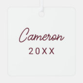 Ornement En Métal Université Texas A&M de San Antonio | Jaguars (Verso)