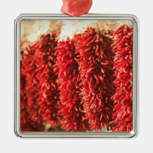 Ornement En Métal USA, Nouveau Mexique, Père Noël Fe : Centre-vill