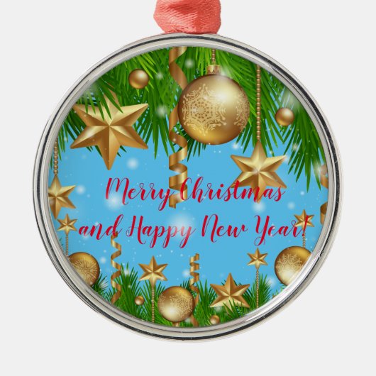 Ornement En Métal Vacances (Devant)