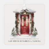 Ornement En Métal Vacances Modernes (Recto)