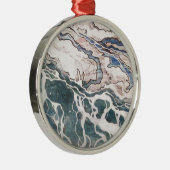 Ornement En Métal Vagues du lac Érié (Droite)