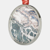 Ornement En Métal Vagues du lac Érié (Gauche)