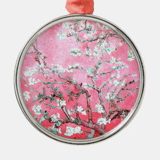 Ornement En Métal Van Gogh Almond Blossoms rose Bleu